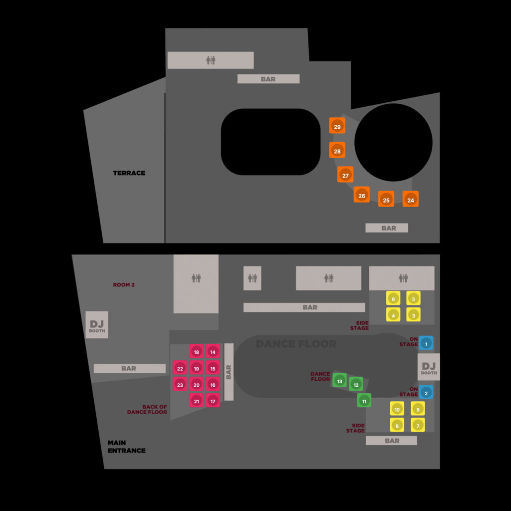 eden ibiza table map