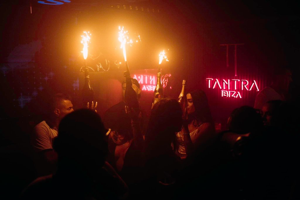 tantra ibiza bottle menu