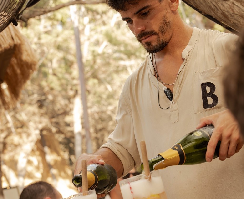 beso beach bottle menu