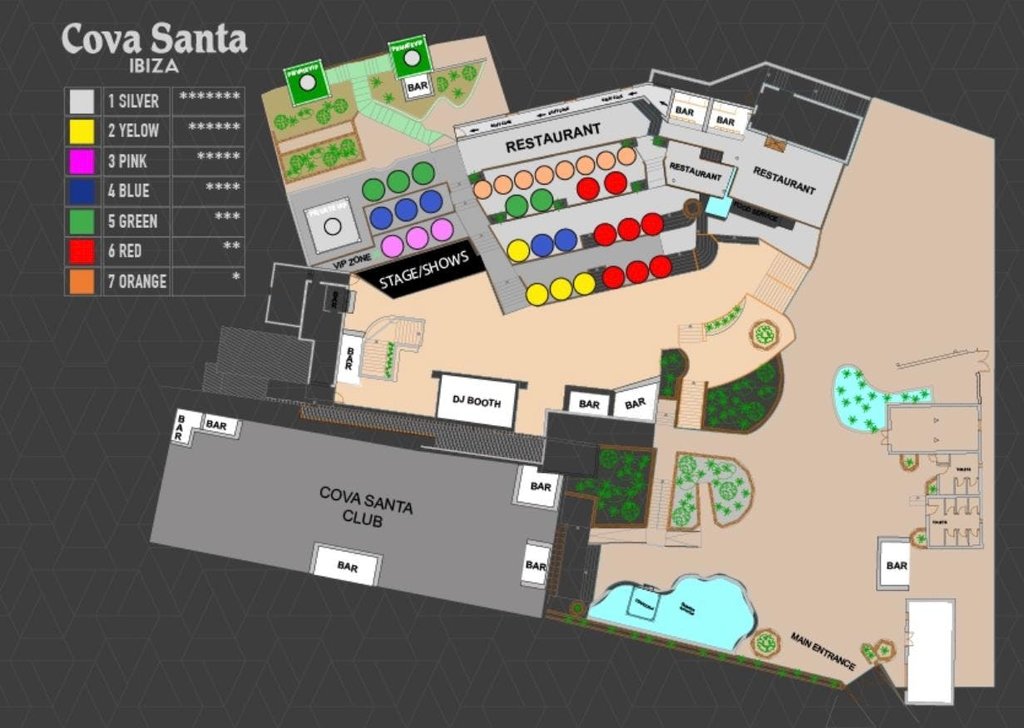 cova santa ibiza table map